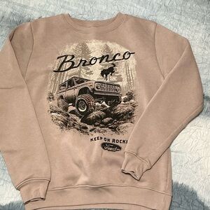 119. Ford Bronco Graphic gray Sweatshirt